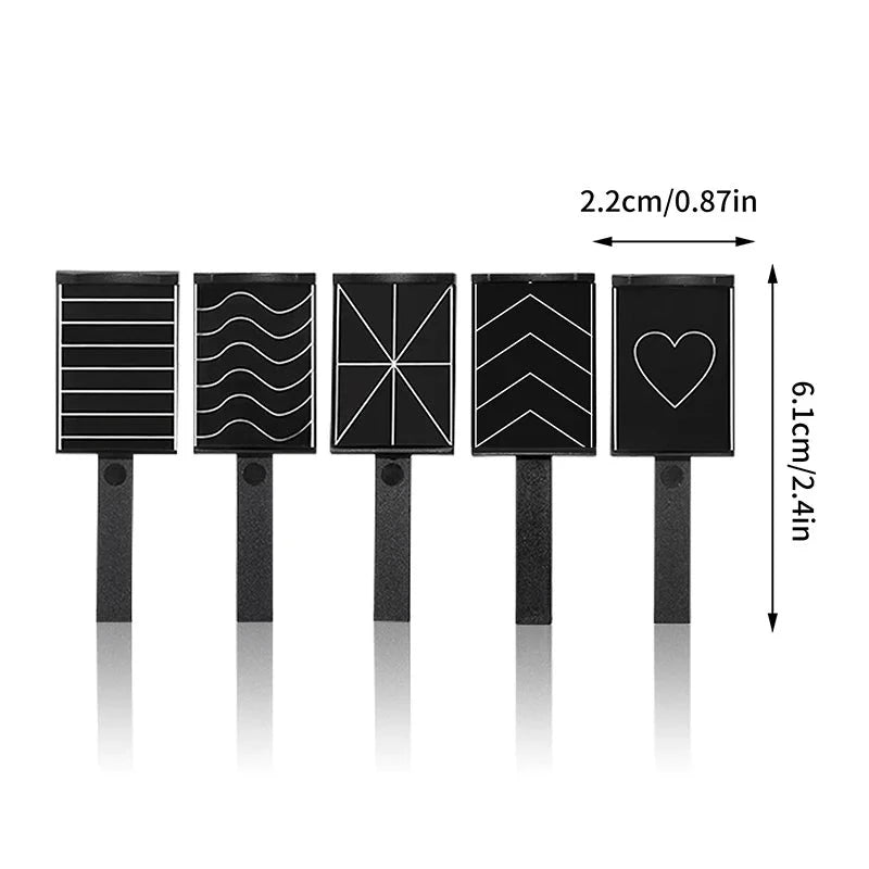 5-Piece Cat Eye Magnetic Rod Nail Art Tools Set