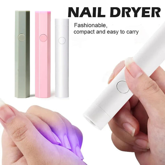 Mini Portable Flashlight Nail Dryer UV Led Lamp