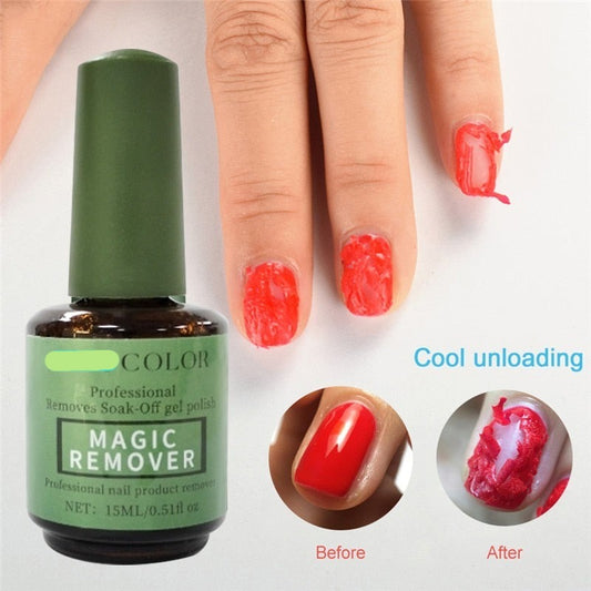 マジックファストリムーバー ジェルネイルポリッシュ クリーン UVソークオフ