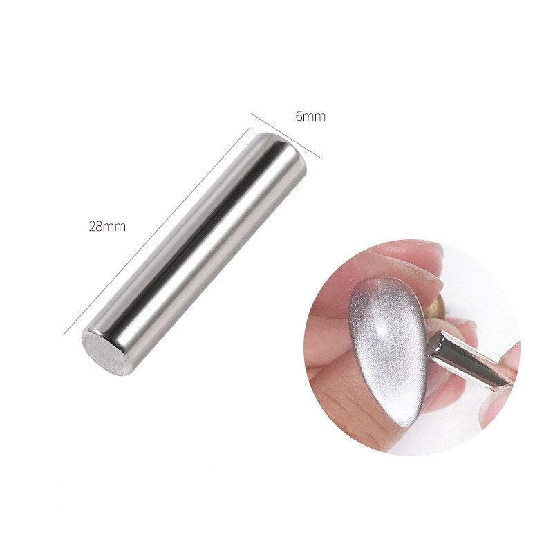 Cylindrical Magnet stick for Cat Eye UV Gel Nail Tools