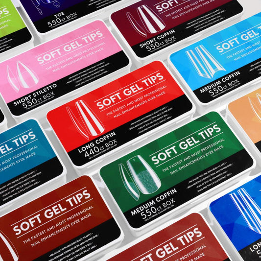 550個 ジェル フルカバー ネイルチップ 刻印なし