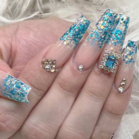 5ML Glitter Nail Gel Paint UV Diamond Shining Platinum Paint