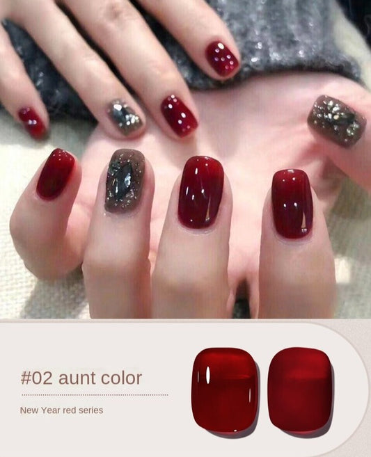 15ml Nail Polish New Year Red 16 Colors UV Gel