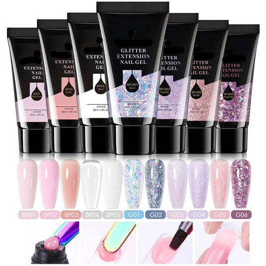Acrylic Nail Extension Gel Nail Glitter Polish