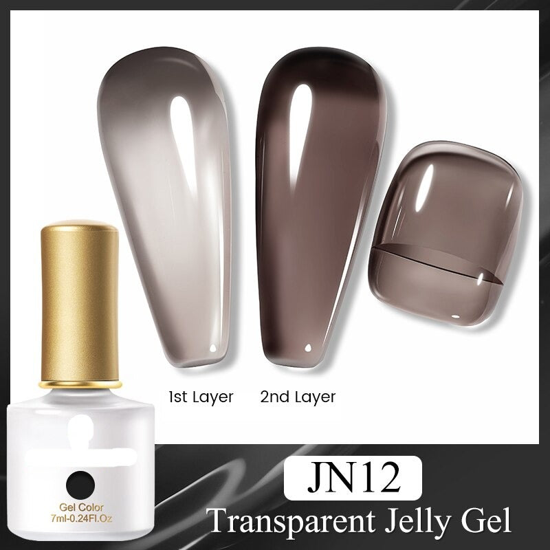 Red Jelly Transparent Nail Gel 7ML Soak Off