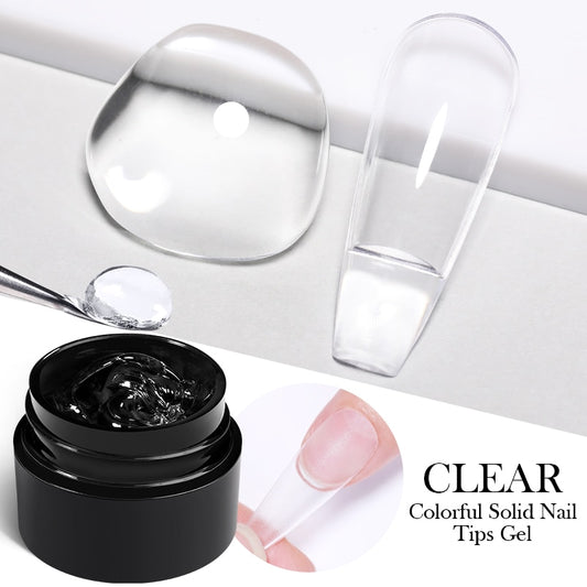 Solid Tips Gel Nail Polish Easy Stick 5 IN 1 Glue Gel
