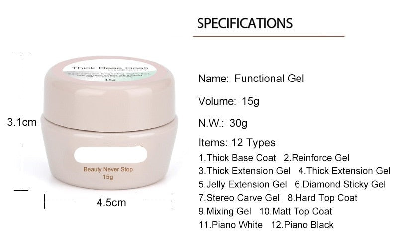 Solid Painting Gel Drawing Gel Stamping Gel