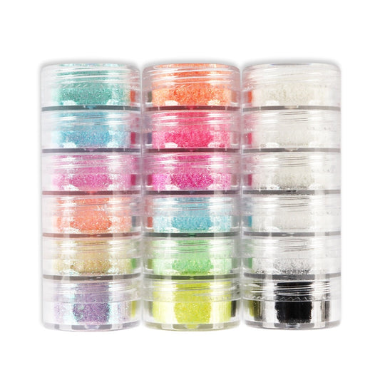 光沢のあるキャンディセーター効果のネイルグリッターキラキラシュガーパウダー