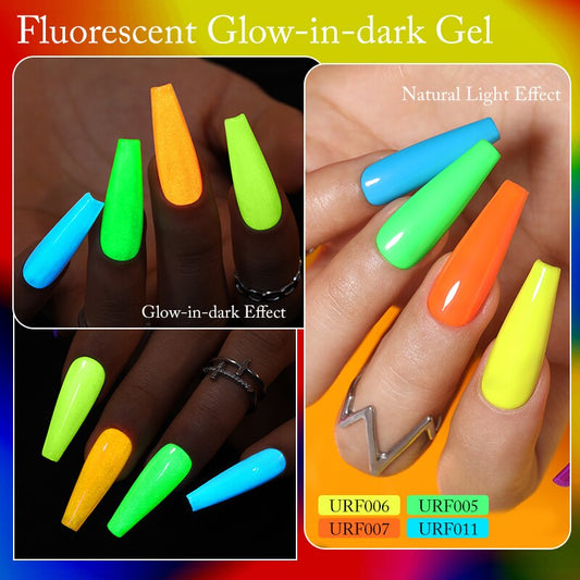 Neon Luminous Gel Nail Polish Fluorescent Glow In Dark