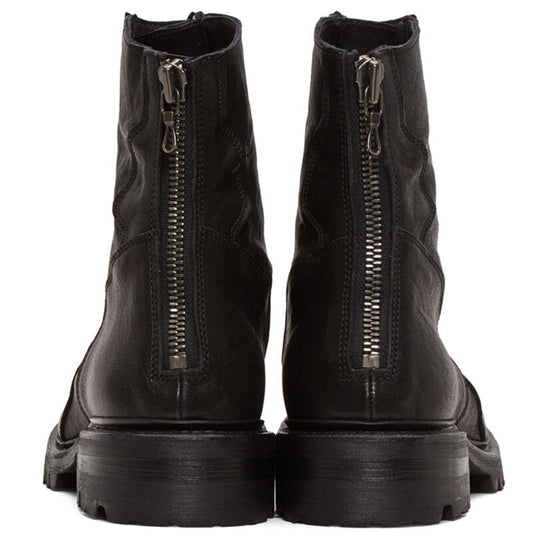 New Arrival Double Zip Motorcycle Boots Men