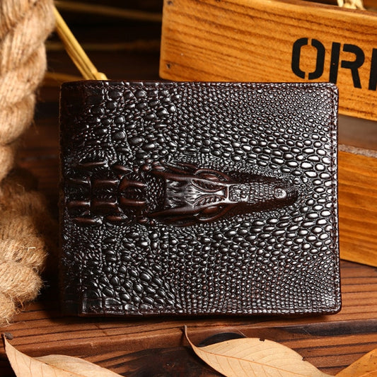 Men Genuine Leather Long Wallet Purse