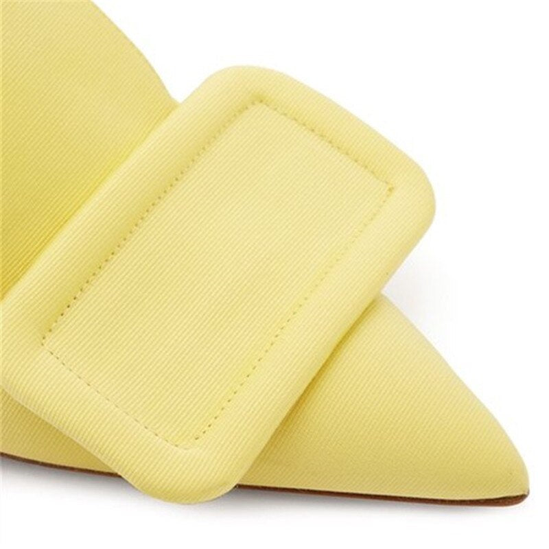 Purple Satin Slingback Dress Shoes Women