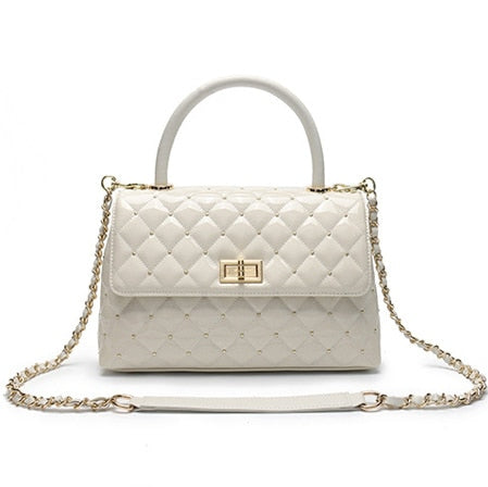 Real Cowhide Leather luxury handbags women