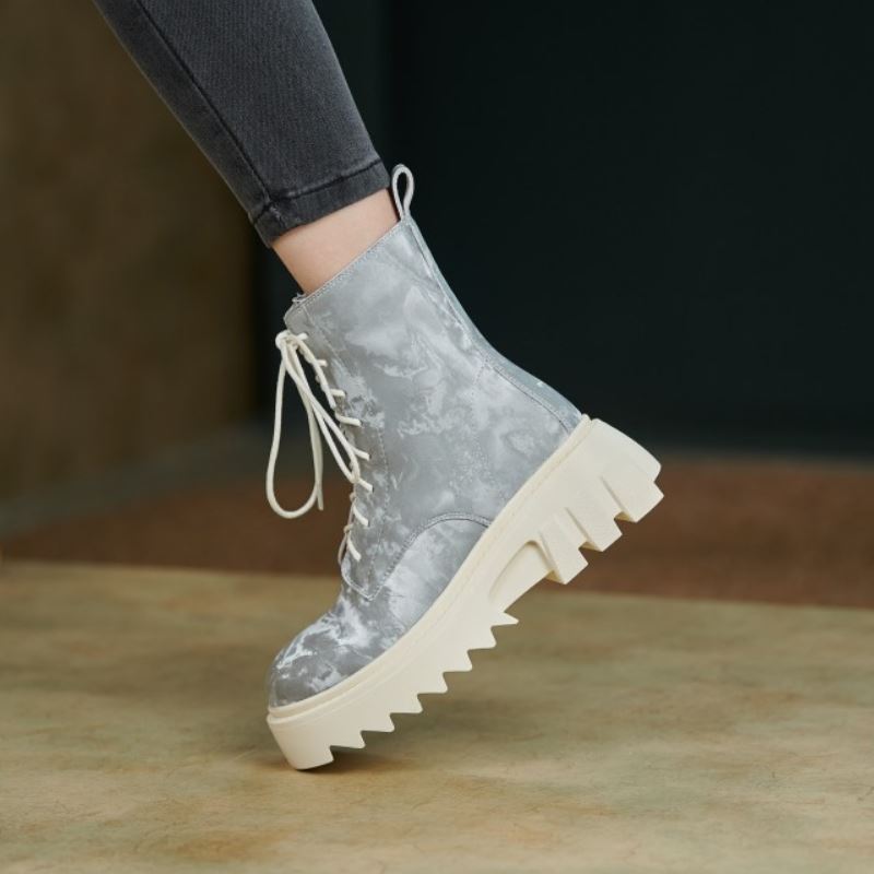 Genuine Leather Women Ankle Boots