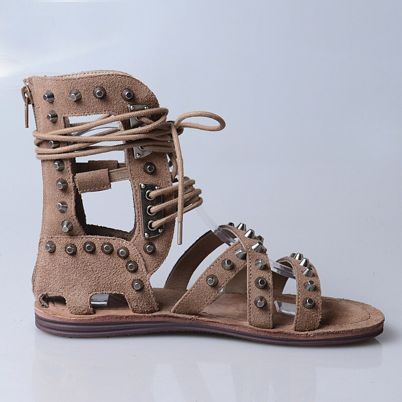 Punk Style Rivets Studded Women Sandals