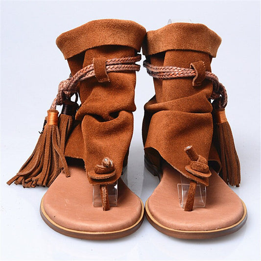 Ethnic Women Gladiator Sandals Flip Flops