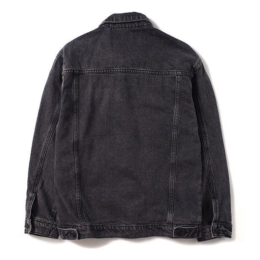 Mens Denim Bomber Jackets Ripped Holes