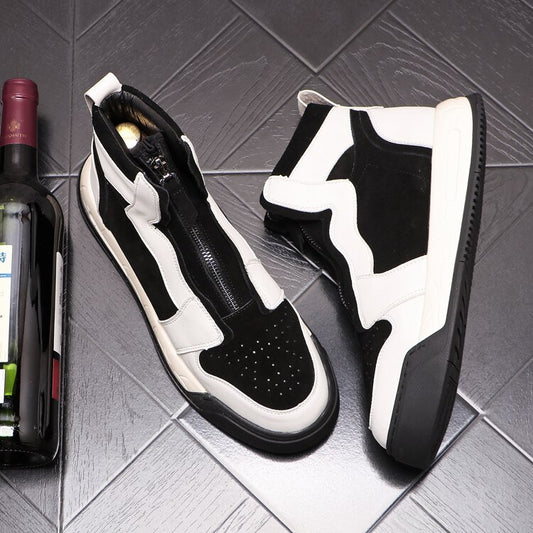 Brand Design Men Military Boots England Vintage