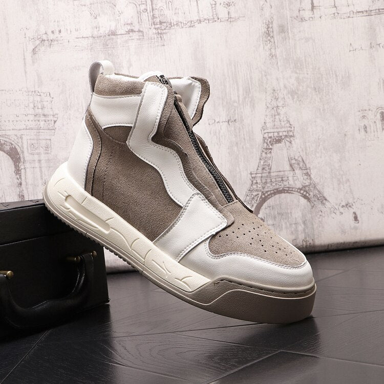 Brand Design Men Military Boots England Vintage