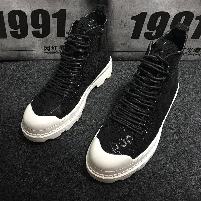 パンクデザイナースニーカーヒップホップカジュアルブーツ