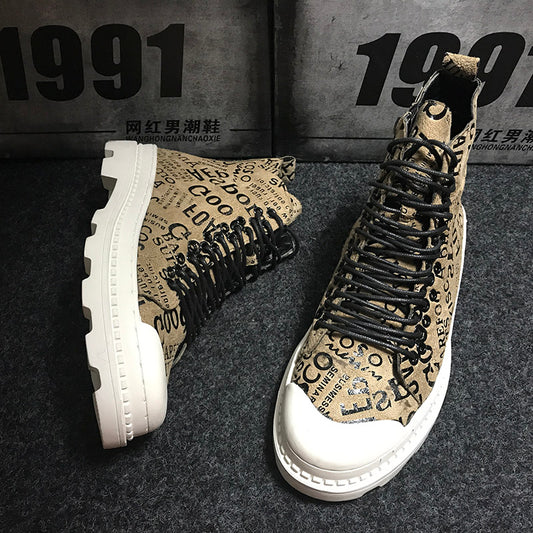 Punk Designer sneakers Hip-Hop Casual Boots