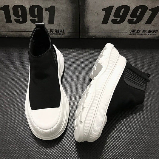 High Top Sneakers Chunky Dad Shoes