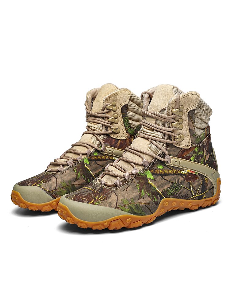 Men Waterproof Hiking Sneakers Camouflage