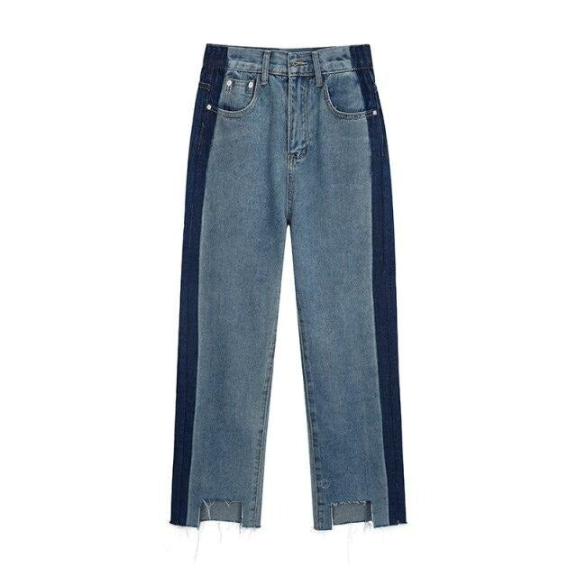 Casual High Waist Loose Women Denim Jeans