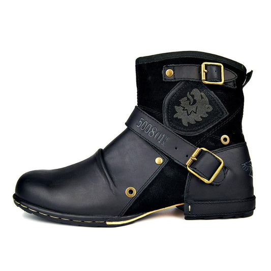 Motorcycle Riding Genuine Leather England Boot