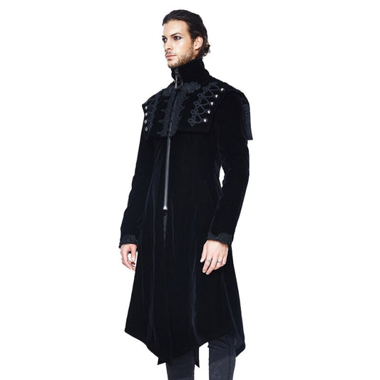 Devil Fashion Gothic Coat Mens Long Punk Jacket