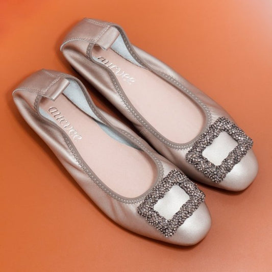 Luxury Brand Korean Rhineston Shoes Women