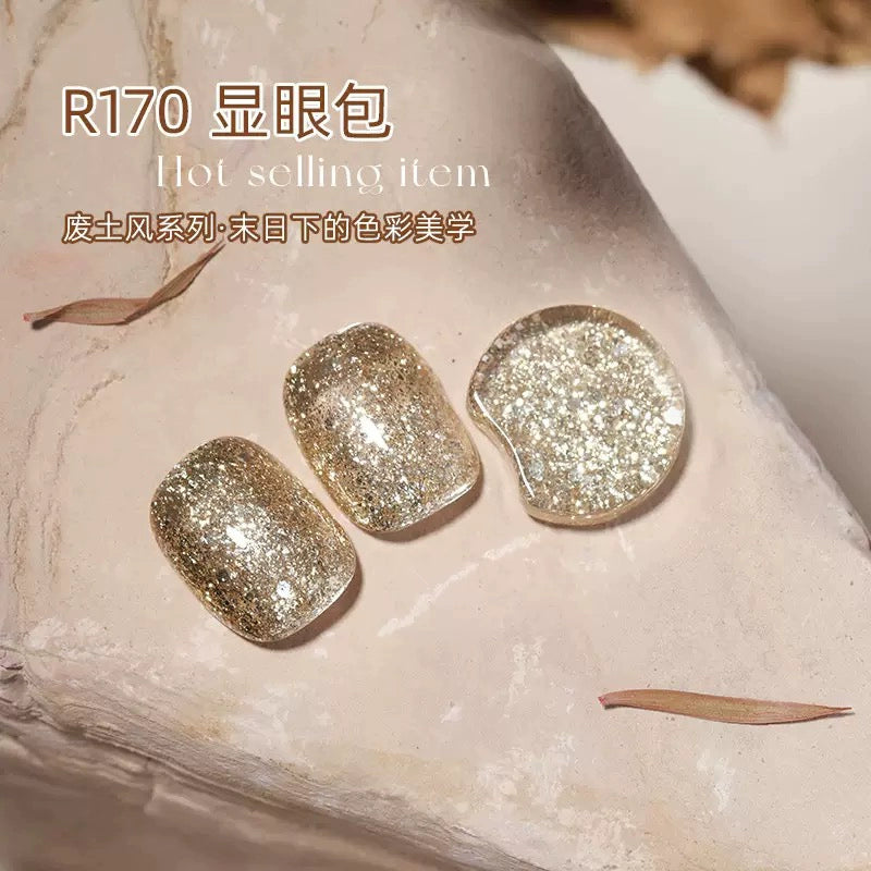 Nail Art  Cat's Eye Nail Oil Glue New Autumn and Winter Merad Brown Coffee Nail