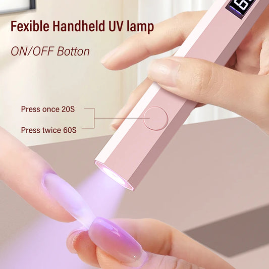 Portable Handheld Mini Nail Lamp Quick Dry