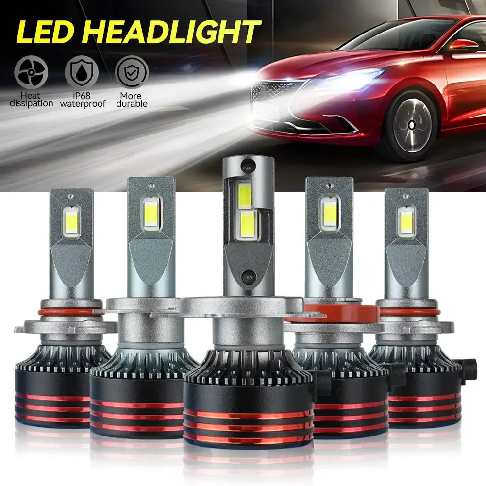 M8pro H11 Canbus Bulbs 9005/HB3 9006/HB4 H1 H4 H7 Headlight for cars