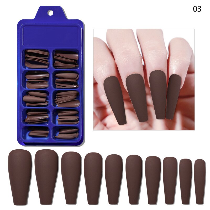 False Nails Full Cover Acrylic Nail Art Tips 100PCS/box