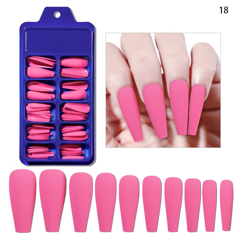 False Nails Full Cover Acrylic Nail Art Tips 100PCS/box