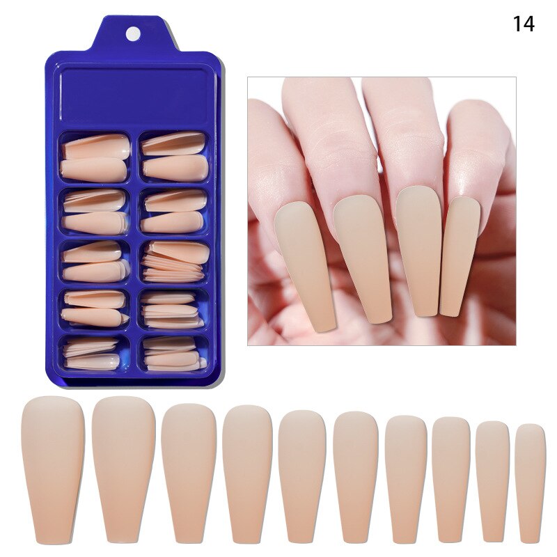 False Nails Full Cover Acrylic Nail Art Tips 100PCS/box