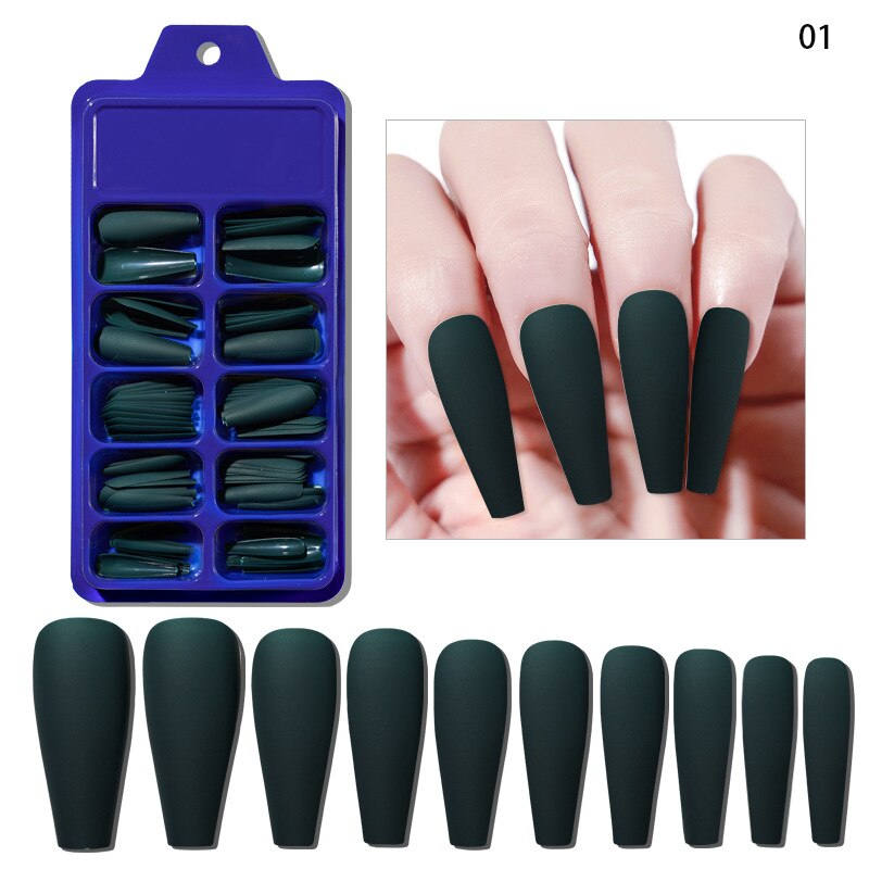 False Nails Full Cover Acrylic Nail Art Tips 100PCS/box