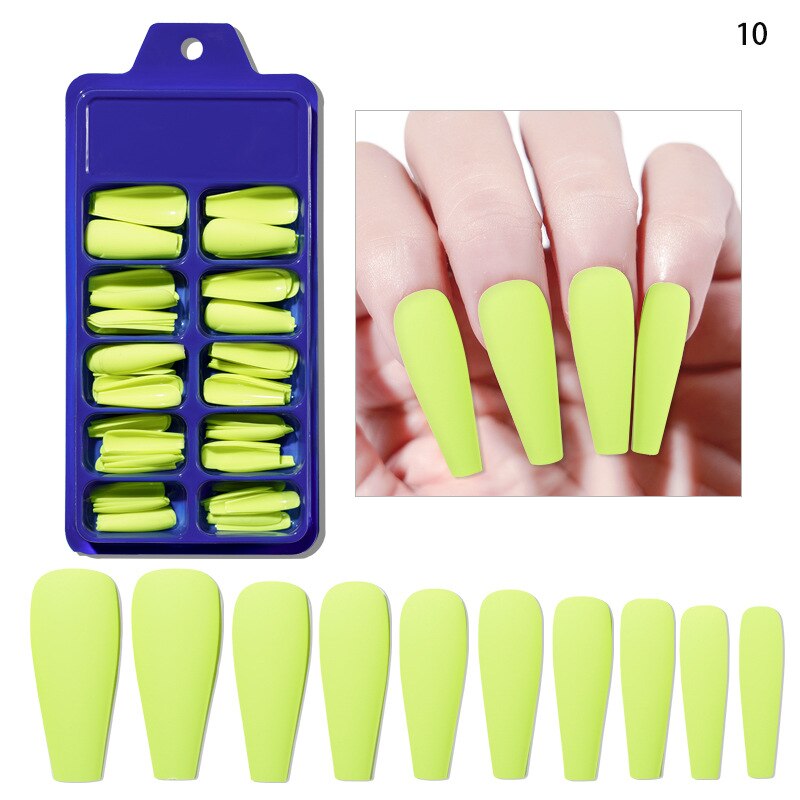 False Nails Full Cover Acrylic Nail Art Tips 100PCS/box