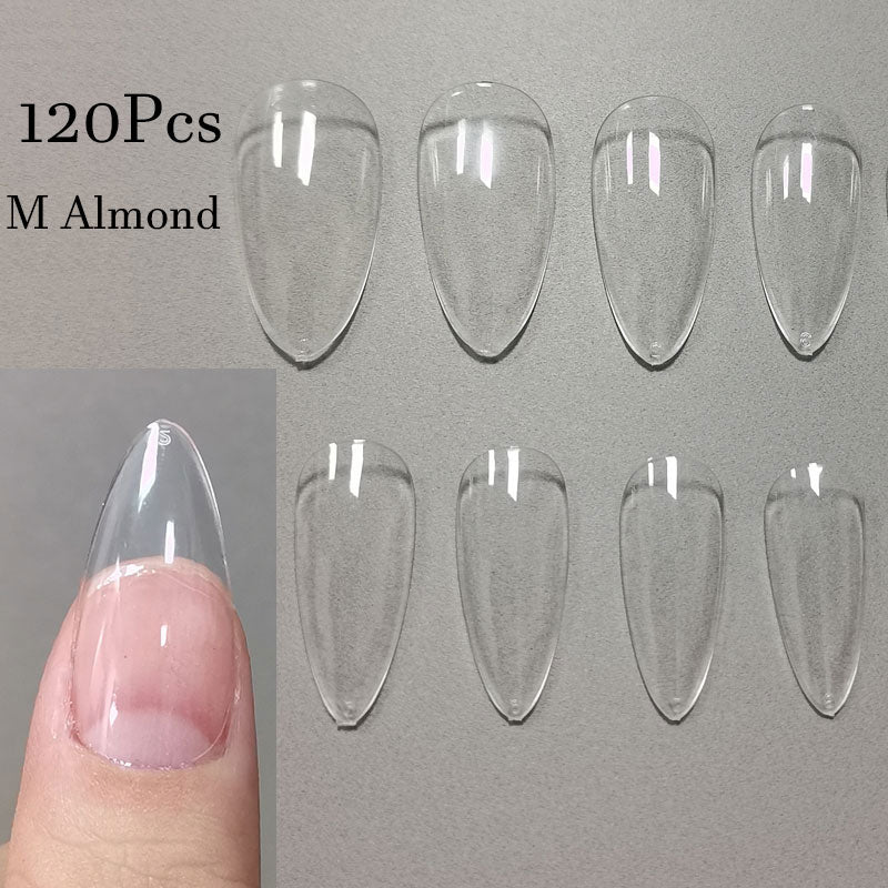 120Pcs False Nails Tips Frosted Fake Nails