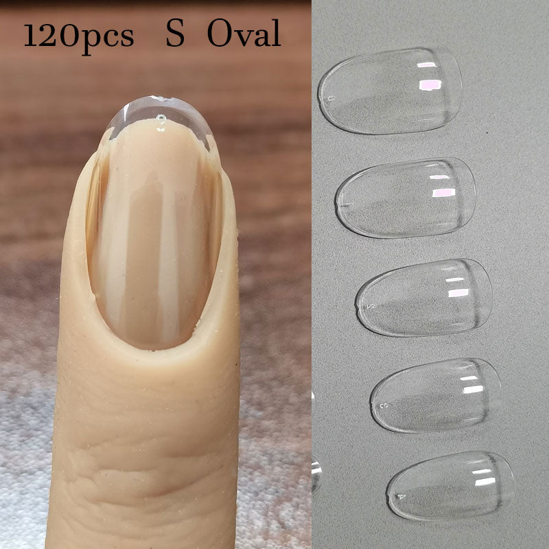 120Pcs False Nails Tips Frosted Fake Nails