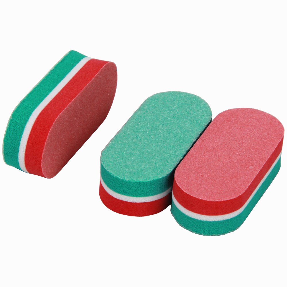 200pcs Mini Nail Sponge Nail File Buffer Block Buffing Sanding