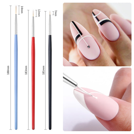 Nail Art Liner Brush Line Drawing Pen Painting Nail Tool