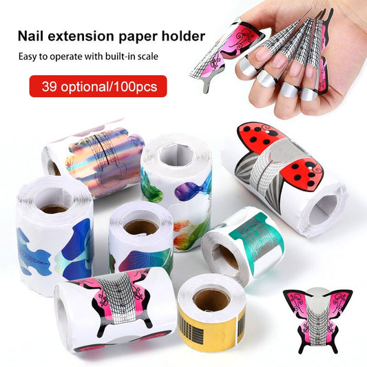 Acrylic Gel Nail Lengthening Sticker Ppaper Clips