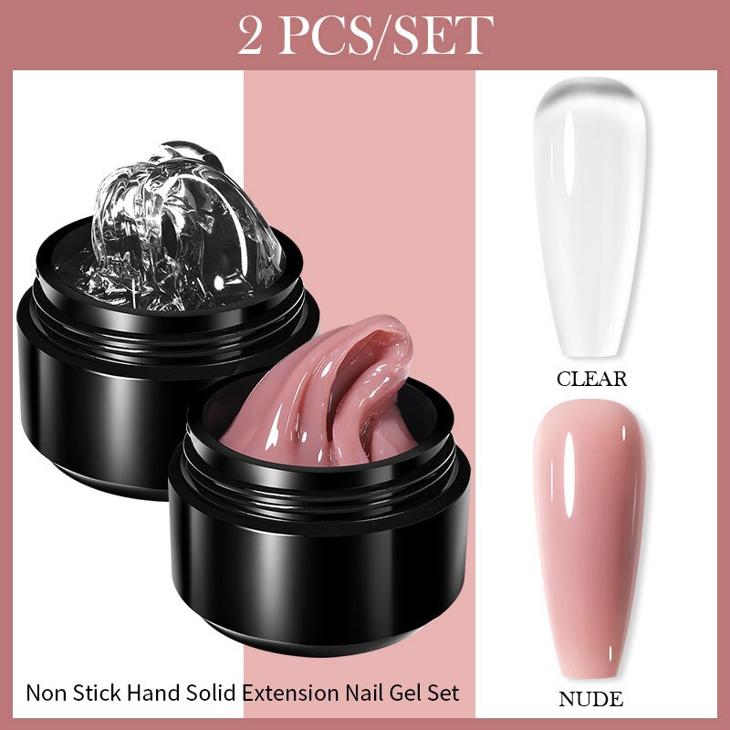 15ML Non Stick Hand Solid Extension Gel Nail Polish