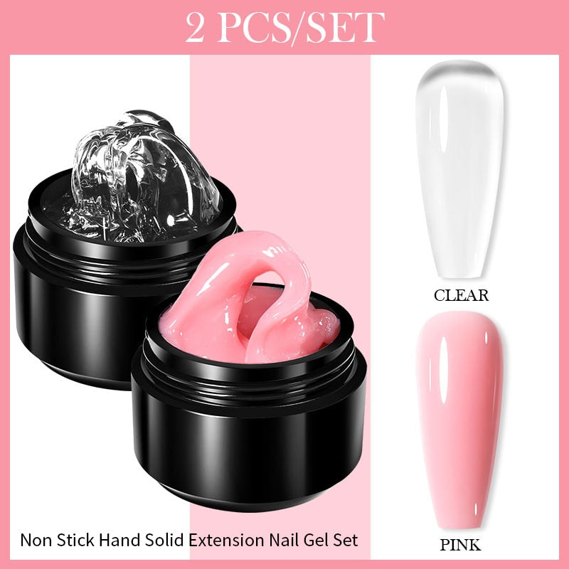 15ML Non Stick Hand Solid Extension Gel Nail Polish