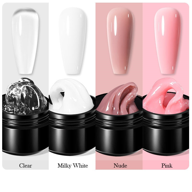 15ML Non Stick Hand Solid Extension Gel Nail Polish