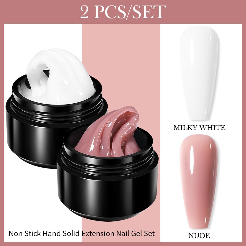 15ML Non Stick Hand Solid Extension Gel Nail Polish