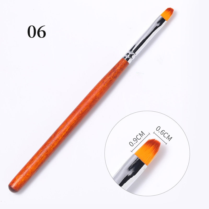 Gradient Painting Pen Drawing Nail Brush Tool