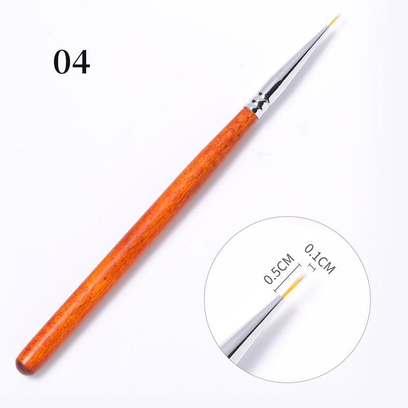 Gradient Painting Pen Drawing Nail Brush Tool